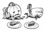 Turkey and pie