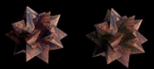 5 Wooden Tetrahedra
